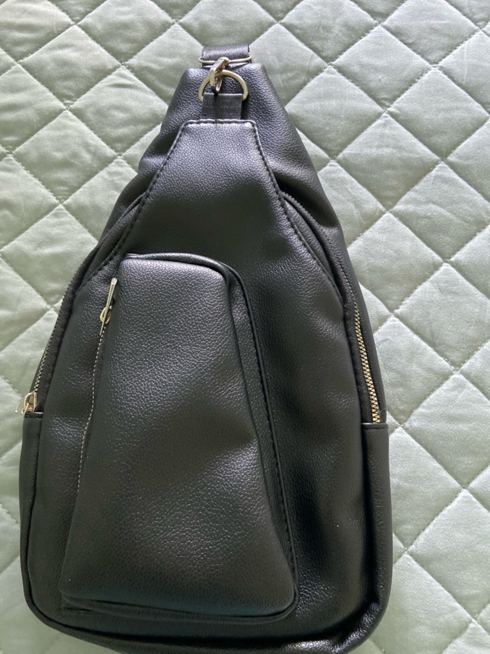 Black Sling Backpack - Unbranded